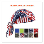 Load image into Gallery viewer, Chill-its 6615 High-perform Bandana Doo Rag W/terry Cloth Sweatband, One Size, Stars And Stripes, Ships In 1-3 Business Days