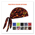 Load image into Gallery viewer, Chill-its 6615 High-performance Bandana Doo Rag With Terry Cloth Sweatband, One Size, Flames, Ships In 1-3 Business Days
