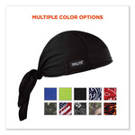 Load image into Gallery viewer, Chill-its 6615 High-performance Bandana Doo Rag With Terry Cloth Sweatband, One Size, Black, Ships In 1-3 Business Days