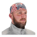 Load image into Gallery viewer, Chill-its 6630 High-performance Terry Cloth Skull Cap, Polyester, One Size, Stars And Stripes, Ships In 1-3 Business Days
