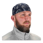 Load image into Gallery viewer, Chill-its 6630 High-performance Terry Cloth Skull Cap, Polyester, One Size Fit Most, Navy Western, Ships In 1-3 Business Days