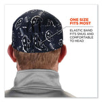 Load image into Gallery viewer, Chill-its 6630 High-performance Terry Cloth Skull Cap, Polyester, One Size Fit Most, Navy Western, Ships In 1-3 Business Days