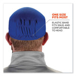 Load image into Gallery viewer, Chill-its 6630 High-performance Terry Cloth Skull Cap, Polyester, One Size Fits Most, Blue, Ships In 1-3 Business Days
