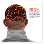 Load image into Gallery viewer, Chill-its 6630 High-performance Terry Cloth Skull Cap, Polyester, One Size Fits Most, Flames, Ships In 1-3 Business Days