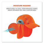 Load image into Gallery viewer, Chill-its 6650 High-performance Hat Plus Neck Shade, Polyester, One Size Fits Most, Orange, Ships In 1-3 Business Days