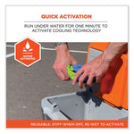 Load image into Gallery viewer, Chill-its 6670ct Cooling Hard Hat Neck Shade - Pva, 14.75 X 10.5, Lime, Ships In 1-3 Business Days