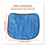 Load image into Gallery viewer, Chill-its 6670ct Cooling Hard Hat Neck Shade - Pva, 14.75 X 10.5, Lime, Ships In 1-3 Business Days