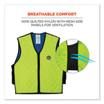 Load image into Gallery viewer, Chill-its 6665 Embedded Polymer Cooling Vest With Zipper, Nylon/polymer, 3x-large, Lime, Ships In 1-3 Business Days