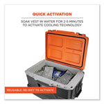 Load image into Gallery viewer, Chill-its 6665 Embedded Polymer Cooling Vest With Zipper, Nylon/polymer, X-large, Gray, Ships In 1-3 Business Days