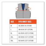 Load image into Gallery viewer, Chill-its 6665 Embedded Polymer Cooling Vest With Zipper, Nylon/polymer, 2x-large, Gray, Ships In 1-3 Business Days
