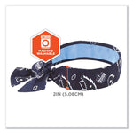 Load image into Gallery viewer, Chill-its 6700ct Cooling Bandana Pva Tie Headband, One Size Fits Most, Navy Western, Ships In 1-3 Business Days