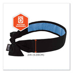Load image into Gallery viewer, Chill-its 6700ct Cooling Bandana Pva Tie Headband, One Size Fits Most, Black, Ships In 1-3 Business Days