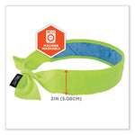Load image into Gallery viewer, Chill-its 6700ct Cooling Bandana Pva Tie Headband, One Size Fits Most, Lime, Ships In 1-3 Business Days