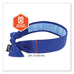 Load image into Gallery viewer, Chill-its 6700ct Cooling Bandana Pva Tie Headband, One Size Fits Most, Solid Blue, Ships In 1-3 Business Days