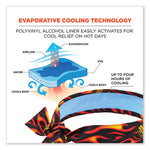 Load image into Gallery viewer, Chill-its 6700ct Cooling Bandana Pva Tie Headband, One Size Fits Most, Flames, Ships In 1-3 Business Days
