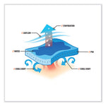 Load image into Gallery viewer, Chill-its 6710ct Cooling Pva Tie Bandana Triangle Hat, One Size Fits Most, Solid Blue, Ships In 1-3 Business Days