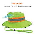 Load image into Gallery viewer, Chill-its 8935mf Hi-vis Microfiber Ranger Sun Hat, Polyester/microfiber, 2x-large/3x-large, Lime, Ships In 1-3 Business Days