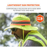 Load image into Gallery viewer, Chill-its 8935mf Hi-vis Microfiber Ranger Sun Hat, Polyester/microfiber, 2x-large/3x-large, Lime, Ships In 1-3 Business Days