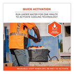 Load image into Gallery viewer, Chill-its 6715ct Hard Hat Cooling Pad - Pva, 7 X 6.5, Blue, Ships In 1-3 Business Days