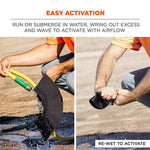 Load image into Gallery viewer, Chill-its 8939 Cooling Bucket Hat, Polyester/spandex, One Size Fits Most, Gray, Ships In 1-3 Business Days