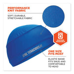 Load image into Gallery viewer, Chill-its 6632 Performance Knit Cooling Skull Cap, Polyester/spandex, One Size Fits Most, Blue, Ships In 1-3 Business Days