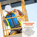 Load image into Gallery viewer, Chill-its 6667 Wet Evaporative Pva Cooling Vest With Zipper, Pva, 3x-large, Blue, Ships In 1-3 Business Days