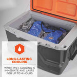 Load image into Gallery viewer, Chill-its 6667 Wet Evaporative Pva Cooling Vest With Zipper, Pva, 4x-large, Blue, Ships In 1-3 Business Days