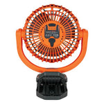 Load image into Gallery viewer, Chill-its 6090 Rechargeable Portable Jobsite Fan, 9.5, Orange/black, Ships In 1-3 Business Days