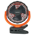 Load image into Gallery viewer, Chill-its 6090 Rechargeable Portable Jobsite Fan, 9.5, Orange/black, Ships In 1-3 Business Days