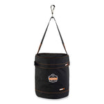 Load image into Gallery viewer, Arsenal 5970t Swiveling Hook Nylon Hoist Bucket + Top, 100 Lb, Black, Ships In 1-3 Business Days