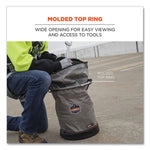 Load image into Gallery viewer, Arsenal 5973 Hoist Bucket Tool Bag With D-rings And Zipper Top, 12.5 X 12.5 X 17, Gray, Ships In 1-3 Business Days