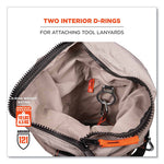 Load image into Gallery viewer, Arsenal 5973 Hoist Bucket Tool Bag With D-rings And Zipper Top, 12.5 X 12.5 X 17, Gray, Ships In 1-3 Business Days