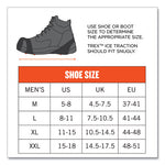 Load image into Gallery viewer, Trex 6300tc One-piece Slip-on Tungsten Carbide Ice Cleats, 2x-large, Black, Pair, Ships In 1-3 Business Days