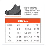 Load image into Gallery viewer, Trex 6300 One Piece Slip-on Ice Cleats, Large, Black, Pair, Ships In 1-3 Business Days