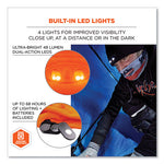 Load image into Gallery viewer, N-ferno 6804 Skull Cap Winter Hat With Led Lights, One Size Fits Most, Orange, Ships In 1-3 Business Days