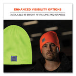 Load image into Gallery viewer, N-ferno 6812 Rib Knit Beanie, One Size Fits Most, Lime, Ships In 1-3 Business Days