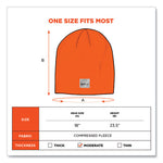 Load image into Gallery viewer, N-ferno 6812 Rib Knit Beanie, One Size Fits Most, Orange, Ships In 1-3 Business Days