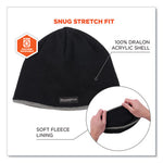 Load image into Gallery viewer, N-ferno 6818 Knit Winter Hat Fleece Lined, One Size Fits Most, Black, Ships In 1-3 Business Days