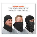Load image into Gallery viewer, N-ferno 6823 Hinged Balaclava Face Mask, Fleece, One Size Fits Most, Black, Ships In 1-3 Business Days