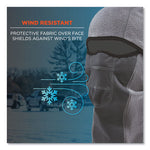 Load image into Gallery viewer, N-ferno 6823 Hinged Balaclava Face Mask, Fleece, One Size Fits Most, Gray, Ships In 1-3 Business Days