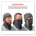 Load image into Gallery viewer, N-ferno 6823 Hinged Balaclava Face Mask, Fleece, One Size Fits Most, Gray, Ships In 1-3 Business Days