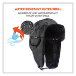 Load image into Gallery viewer, N-ferno 6802 Classic Trapper Hat, X-small, Black, Ships In 1-3 Business Days