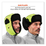 Load image into Gallery viewer, N-ferno 6802 Classic Trapper Hat, Large/x-large, Lime, Ships In 1-3 Business Days