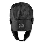 Load image into Gallery viewer, N-ferno 6802z Zippered Trapper Hat, Small/medium, Black, Ships In 1-3 Business Days