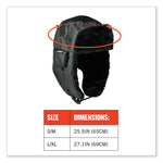 Load image into Gallery viewer, N-ferno 6802z Zippered Trapper Hat, Small/medium, Black, Ships In 1-3 Business Days