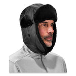 Load image into Gallery viewer, N-ferno 6802z Zippered Trapper Hat, Large/x-large, Black, Ships In 1-3 Business Days