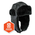 Load image into Gallery viewer, N-ferno 6802z Zippered Trapper Hat, Large/x-large, Black, Ships In 1-3 Business Days