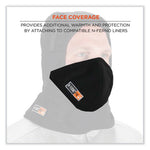 Load image into Gallery viewer, N-ferno 6872 2-layer Fr Mouthpiece, Modacrylic Cotton, One Size Fits Most, Black, Ships In 1-3 Business Days