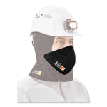 Load image into Gallery viewer, N-ferno 6872 2-layer Fr Mouthpiece, Modacrylic Cotton, One Size Fits Most, Black, Ships In 1-3 Business Days