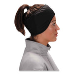Load image into Gallery viewer, N-ferno 6887 2-layer Winter Headband, Spandex/fleece, One Size Fits Most, Black, Ships In 1-3 Business Days